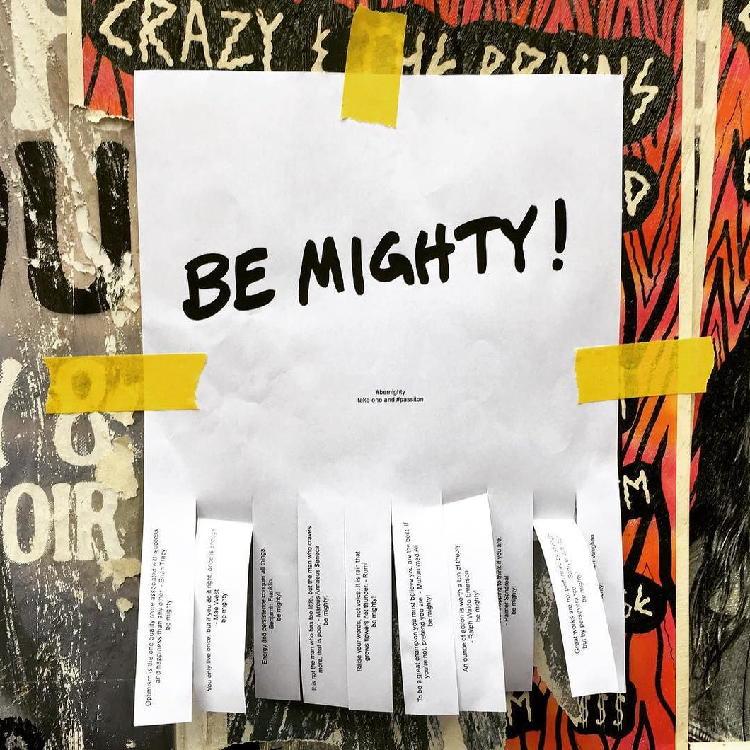 BE MIGHTY Flyer #66